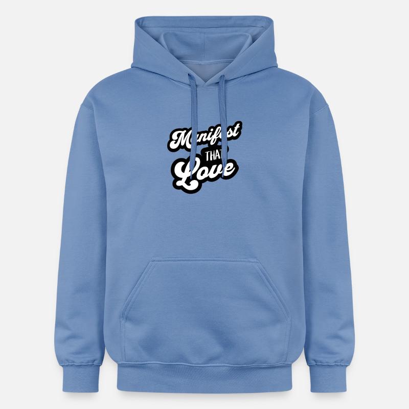 Manifeste cet amour - Sweat à capuche Softstyle® Gildan Unisexe - carolina blue