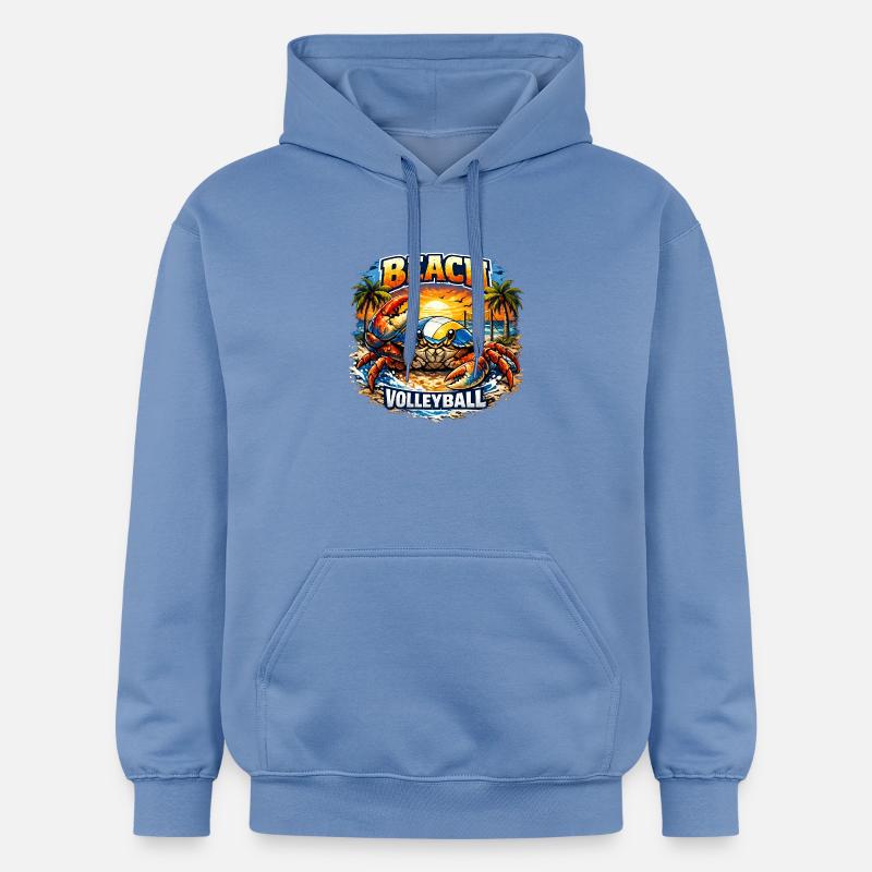 Crabe de plage - Sweat à capuche Softstyle® Gildan Unisexe - carolina blue
