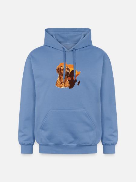 Rhodesian Ridgeback - Gildan Unisex Softstyle® Midweight Hoodie - carolina blue