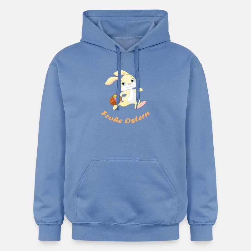 Pâques - Sweat à capuche Softstyle® Gildan Unisexe - carolina blue