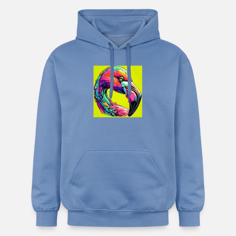 Flamant - Sweat à capuche Softstyle® Gildan Unisexe - carolina blue