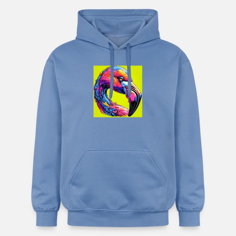 Flamant - Sweat à capuche Softstyle® Gildan Unisexe - carolina blue
