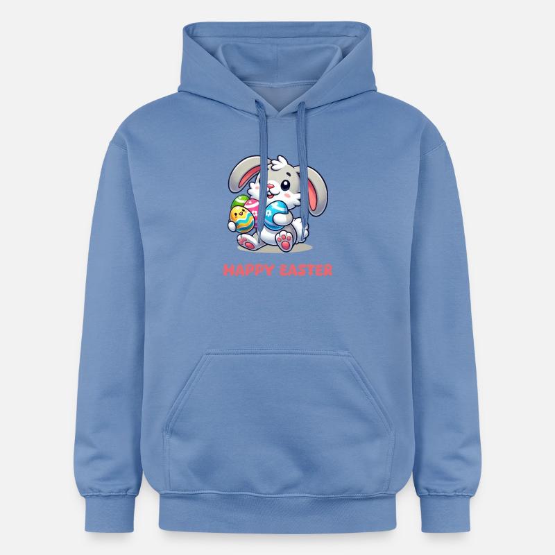 Bunny Easter Bunny Comic - Gildan Unisex Softstyle® Midweight Hoodie - carolina blue