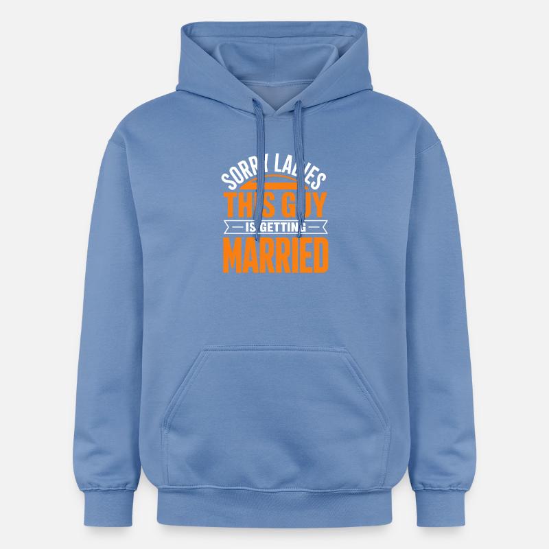 Ce gars va se marier - Sweat à capuche Softstyle® Gildan Unisexe - carolina blue