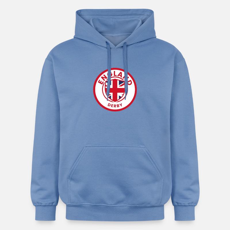 Blason du Derby d’Angleterre - Sweat à capuche Softstyle® Gildan Unisexe - carolina blue