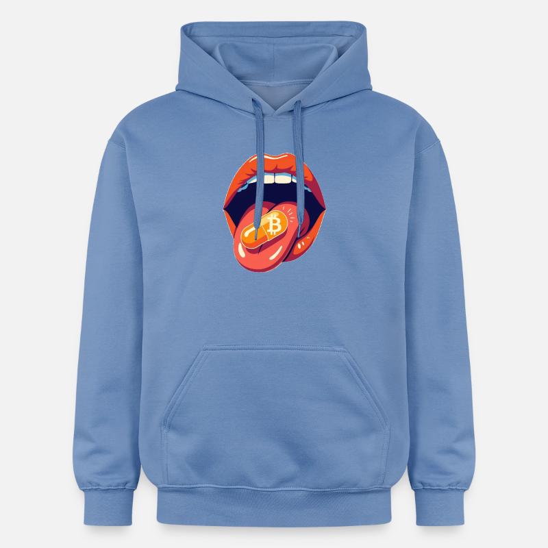 Bitcoin Orangepill Basic - Sweat à capuche Softstyle® Gildan Unisexe - carolina blue