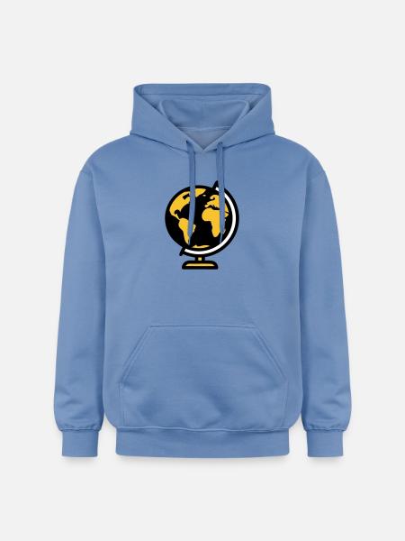 Globe Globe Earth School - Gildan Unisex Softstyle® Midweight Hoodie - carolina blue