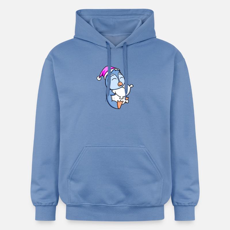 Pingouin avec oreiller - Sweat à capuche Softstyle® Gildan Unisexe - carolina blue