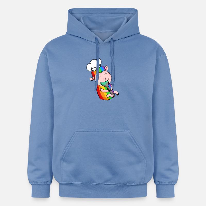 Cuisinier de mouton mignon - Sweat à capuche Softstyle® Gildan Unisexe - carolina blue