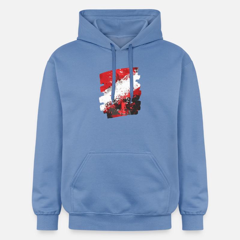 Autriche Drapeau Autriche - Sweat à capuche Softstyle® Gildan Unisexe - carolina blue
