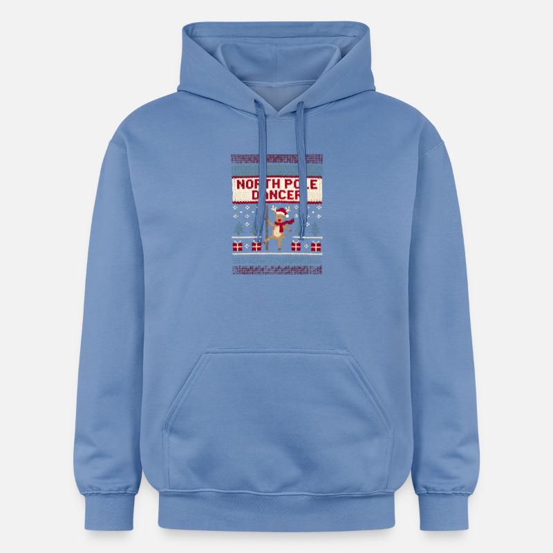 Danseuse du pôle Nord – Noël inapproprié pour - Sweat à capuche Softstyle® Gildan Unisexe - carolina blue