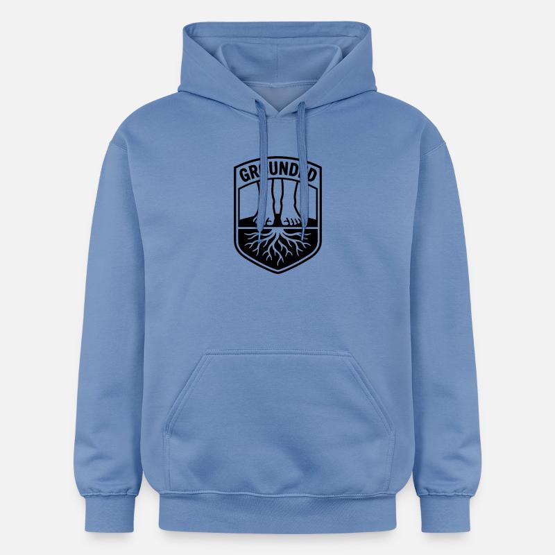 Équilibre de la pleine conscience ancré - Sweat à capuche Softstyle® Gildan Unisexe - carolina blue