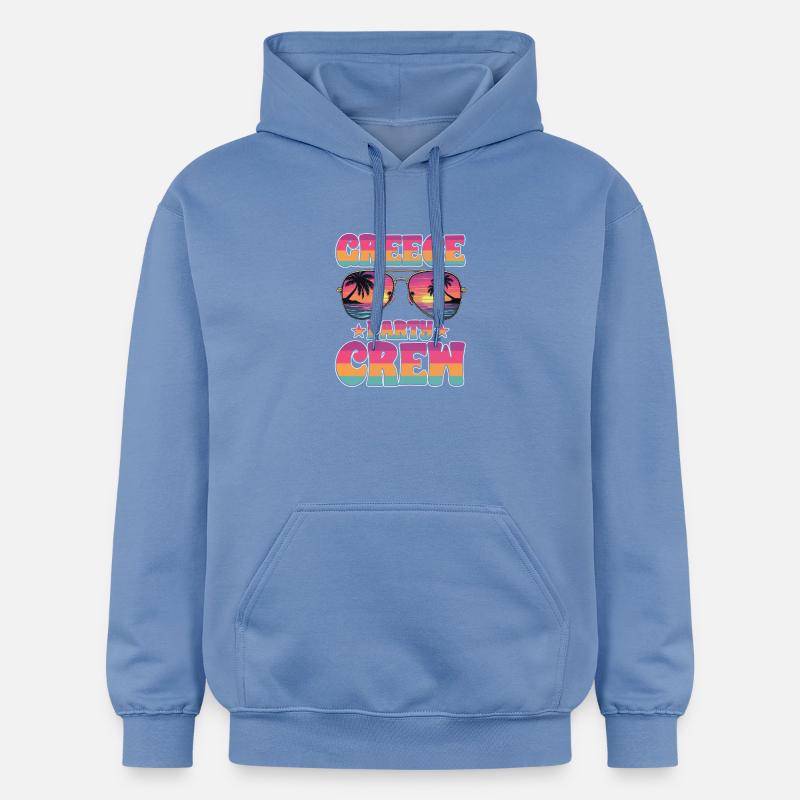 Équipe du parti grec - Sweat à capuche Softstyle® Gildan Unisexe - carolina blue
