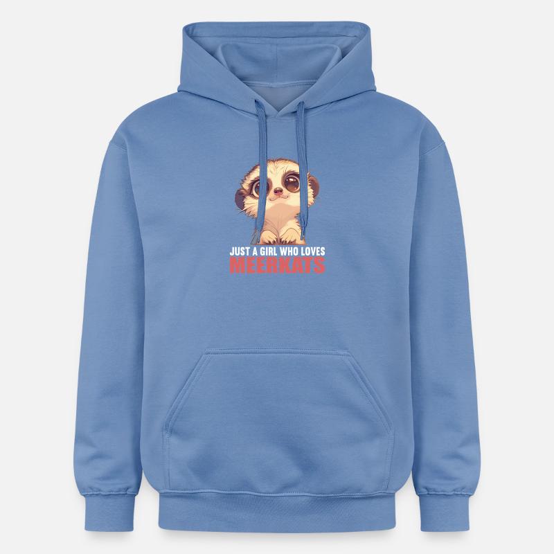 Suricate Erdmännchen - Sweat à capuche Softstyle® Gildan Unisexe - carolina blue
