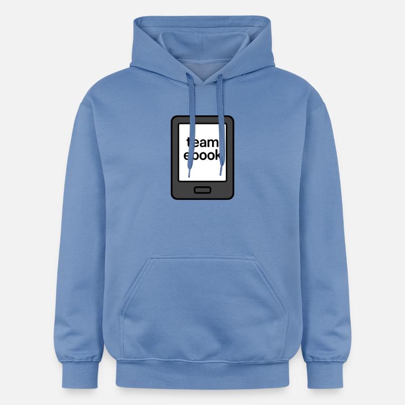 À quelle équipe appartiens-tu ? - Équipe eBook-Reader - Sweat à capuche Softstyle® Gildan Unisexe - carolina blue