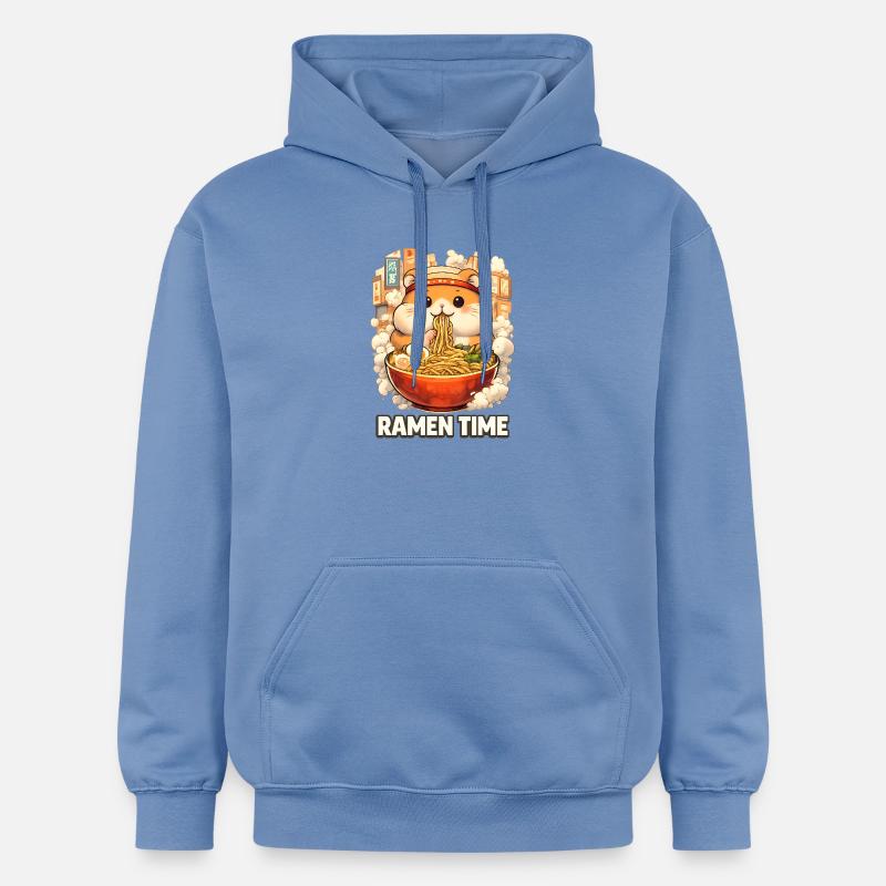 Ramen Hamster - Sweat à capuche Softstyle® Gildan Unisexe - carolina blue