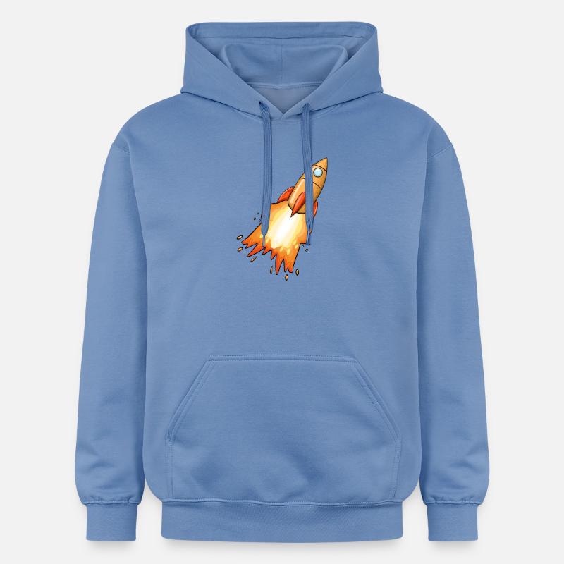 Fusée - Sweat à capuche Softstyle® Gildan Unisexe - carolina blue