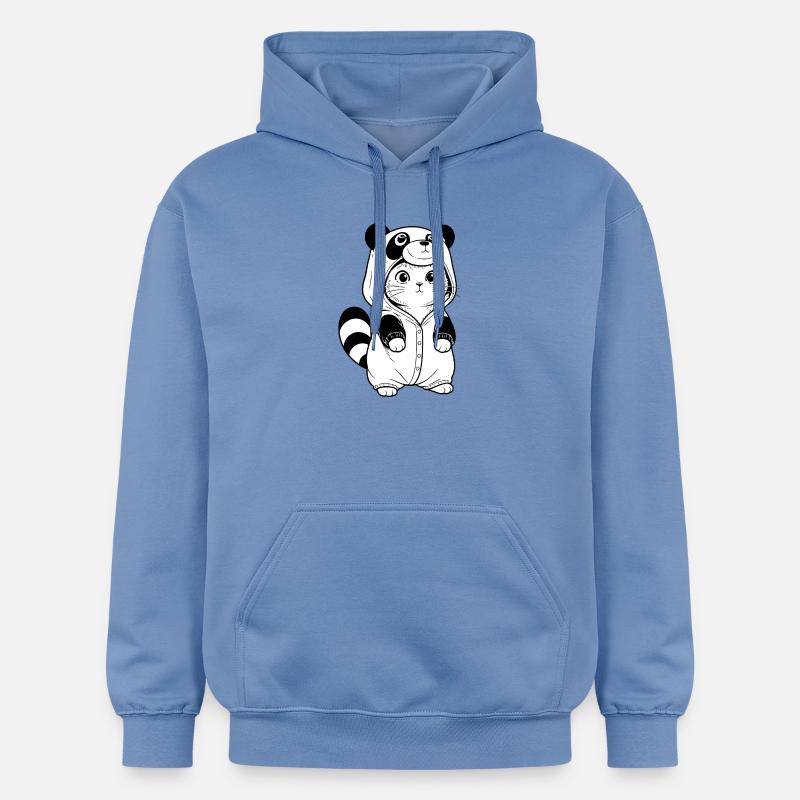 Sweat à capuche câlin Panda - Sweat à capuche Softstyle® Gildan Unisexe - carolina blue