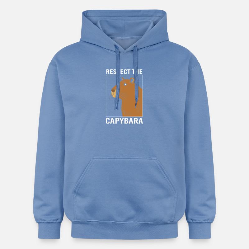 Capibara Capybara - Sweat à capuche Softstyle® Gildan Unisexe - carolina blue
