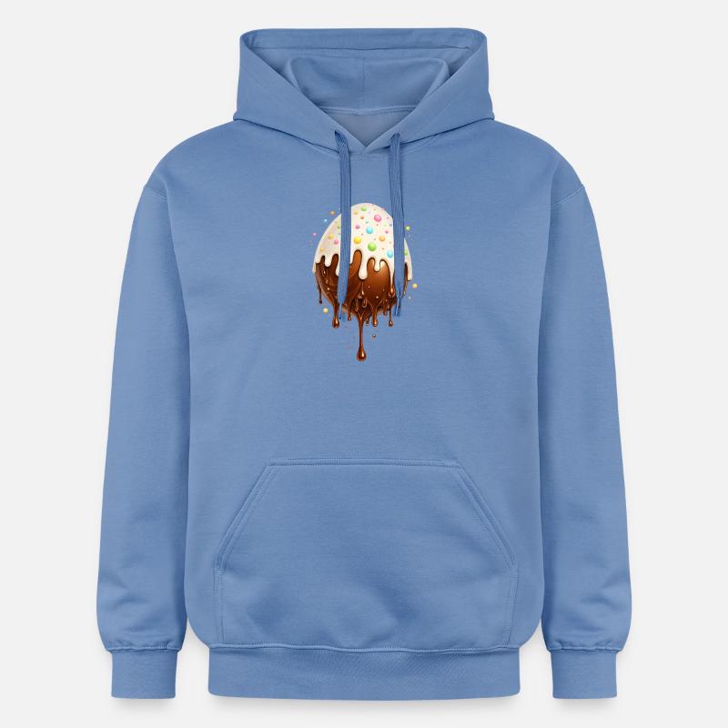 Œuf au chocolat avec glaçage - Sweat à capuche Softstyle® Gildan Unisexe - carolina blue