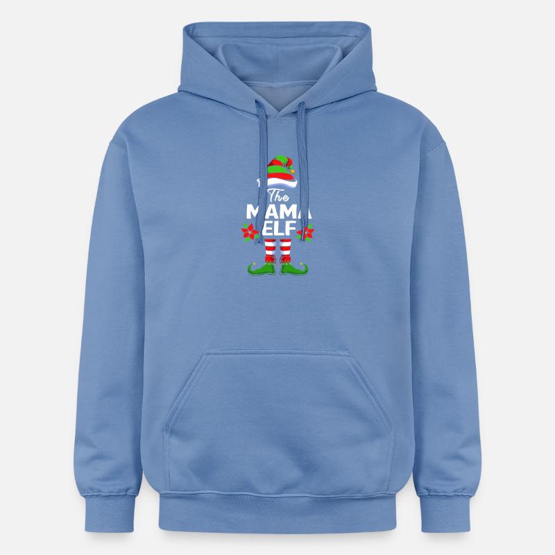 Elfe Elf Weihnachtsgeschenk Mutter Mama - Gildan Unisex Softstyle® Midweight Hoodie - Carolina Blue
