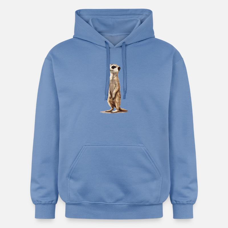 Suricate Erdmännchen - Sweat à capuche Softstyle® Gildan Unisexe - carolina blue