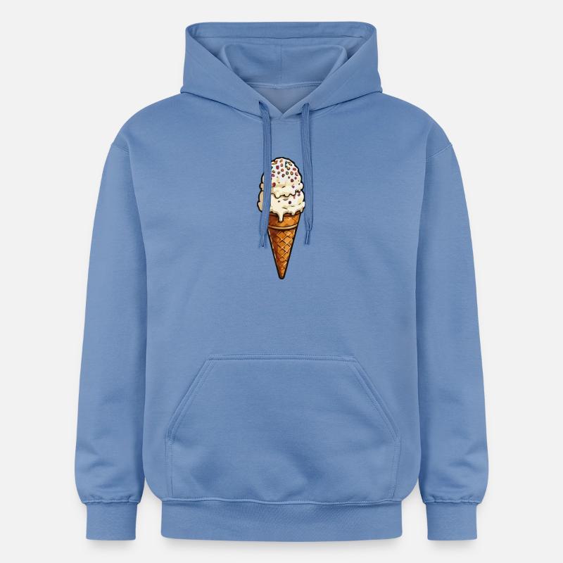 Double glace avec des vermicelles - Sweat à capuche Softstyle® Gildan Unisexe - carolina blue