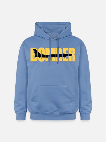 Bomber Tu-95 - Gildan Unisex Softstyle® Midweight Hoodie - carolina blue