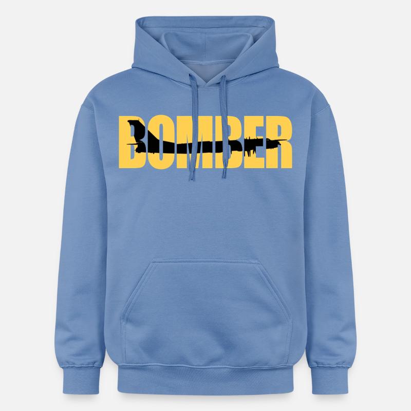 Blouson aviateur Tu-95 - Sweat à capuche Softstyle® Gildan Unisexe - carolina blue