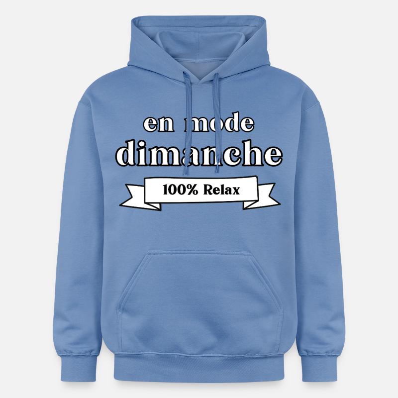 En Mode DIMANCHE 100% Ralex - Sweat à capuche Softstyle® Gildan Unisexe - carolina blue