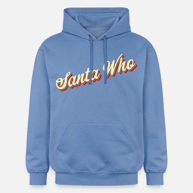 Design de Noël du Père Noël - Sweat à capuche Softstyle® Gildan Unisexe - carolina blue
