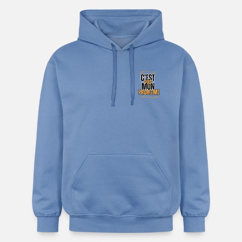 c'est pas mon problème - Sweat à capuche Softstyle® Gildan Unisexe - carolina blue