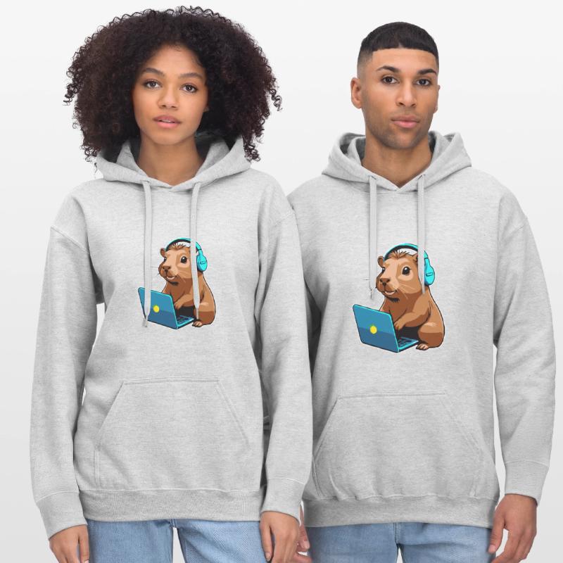 Capybara Programmierer Coder Computer Gildan Unisex Softstyle® Midweight Hoodie