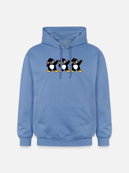 Dab Team Penguin - Gildan Unisex Softstyle® Midweight Hoodie - carolina blue