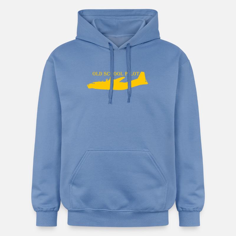 pilote à l’ancienne An-12 - Sweat à capuche Softstyle® Gildan Unisexe - carolina blue