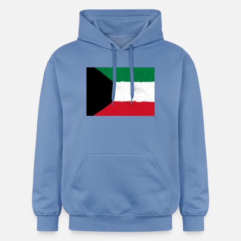 Drapeau du Koweït - Sweat à capuche Softstyle® Gildan Unisexe - carolina blue