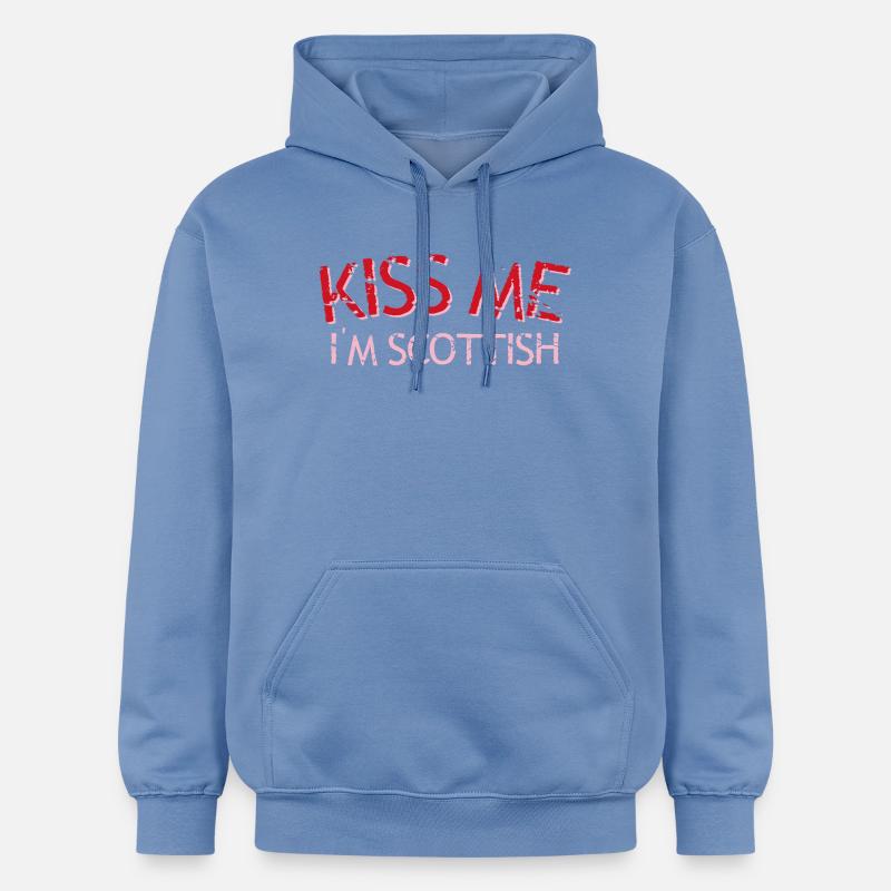 Embrasse-moi, je suis écossais - Sweat à capuche Softstyle® Gildan Unisexe - carolina blue