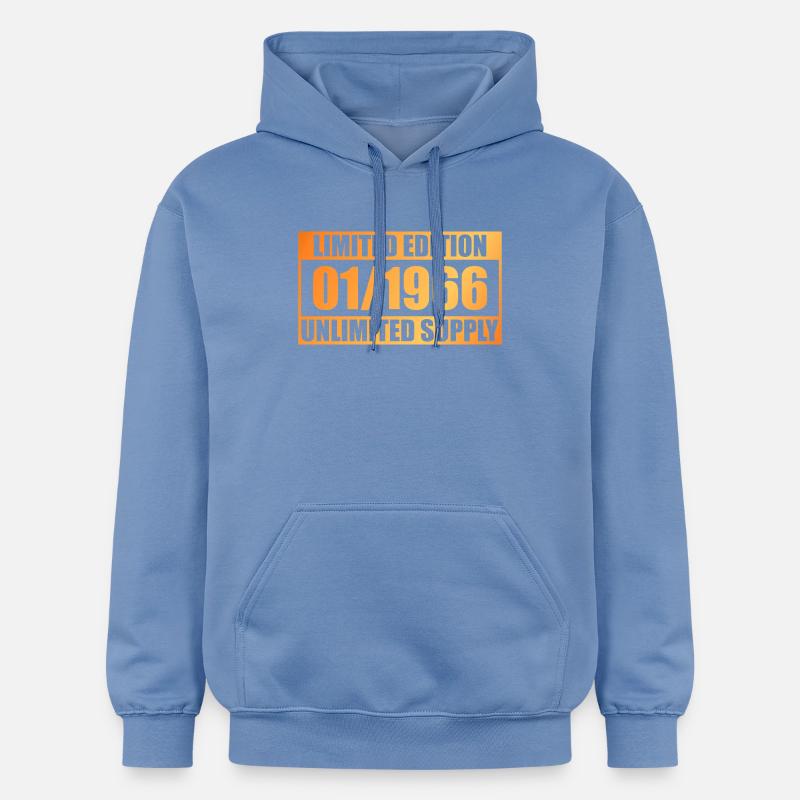 60e anniversaire édition limitée - ꝏ Approvisionnement 01/1966 - Sweat à capuche Softstyle® Gildan Unisexe - carolina blue