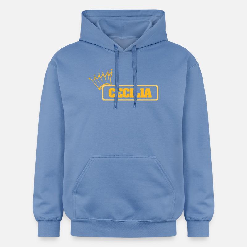 Cecilia comme nom - Sweat à capuche Softstyle® Gildan Unisexe - carolina blue