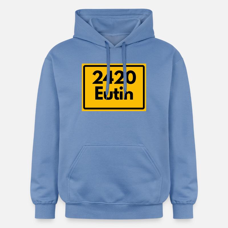 OLD POSTCODE RETRO 2420 EUTIN – SCHLOSS - Gildan Unisex Softstyle® Midweight Hoodie - carolina blue