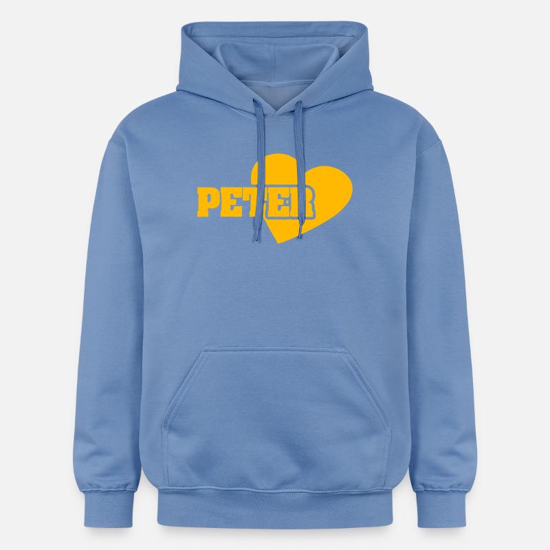 Peter dans le rôle de l’amour - Sweat à capuche Softstyle® Gildan Unisexe - carolina blue
