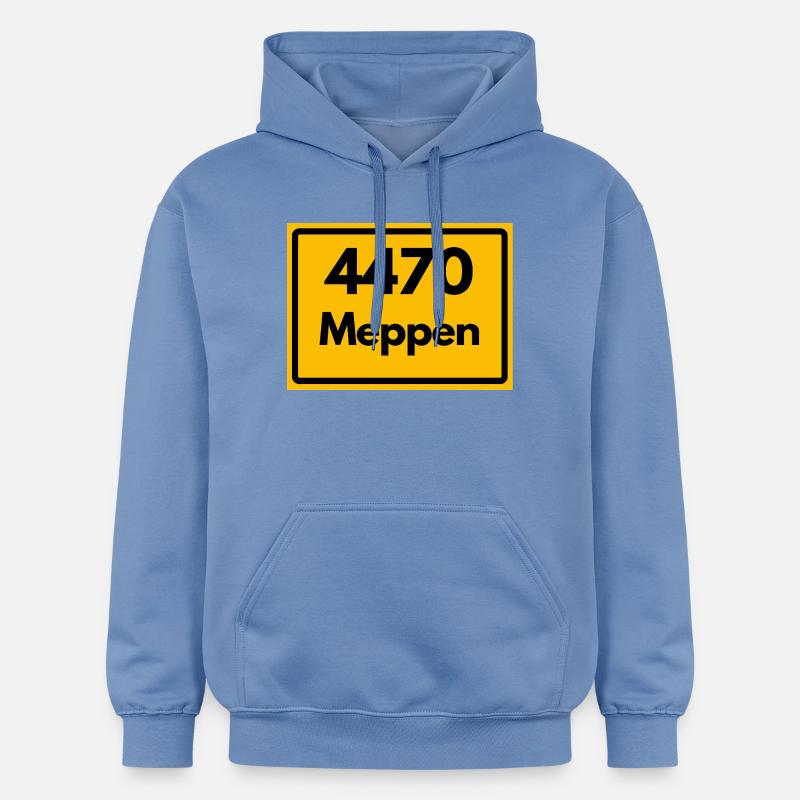 OLD POSTCODE POSTCODE RETRO 4470 MEPPEN - Gildan Unisex Softstyle® Midweight Hoodie - carolina blue