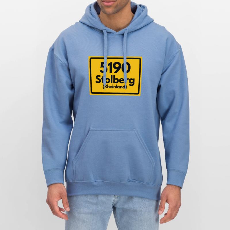 OLD POSTCODE ZIP CODE 5190 STOLBERG (RHINELAND) Gildan Unisex Softstyle® Midweight Hoodie