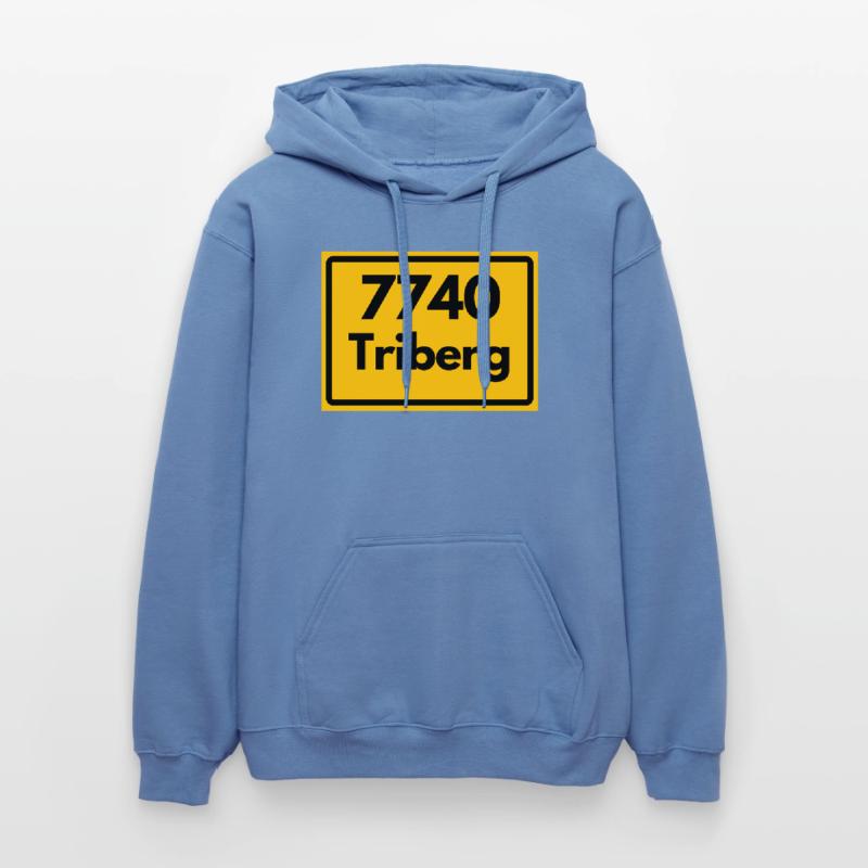 OLD POSTCODE ZIP CODE RETRO 7740 TRIBERG HEIMAT Gildan Unisex Softstyle® Midweight Hoodie