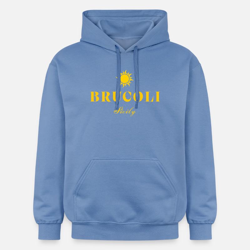 Brucoli, Sicily Sun - Sweat à capuche Softstyle® Gildan Unisexe - carolina blue