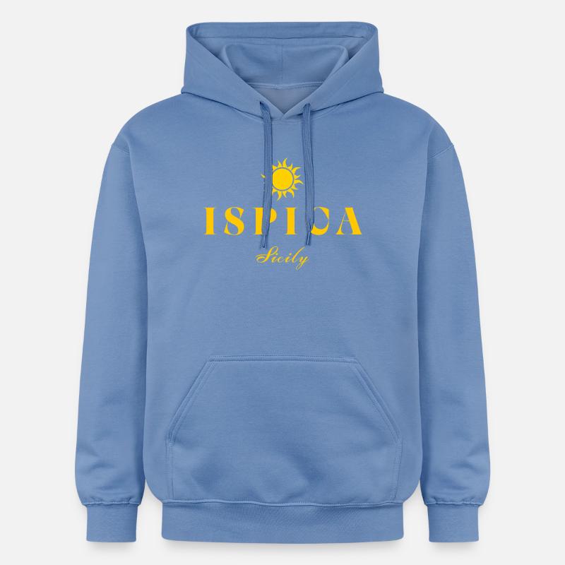 Ispica Sicily Suncrest Logo - Sweat à capuche Softstyle® Gildan Unisexe - carolina blue