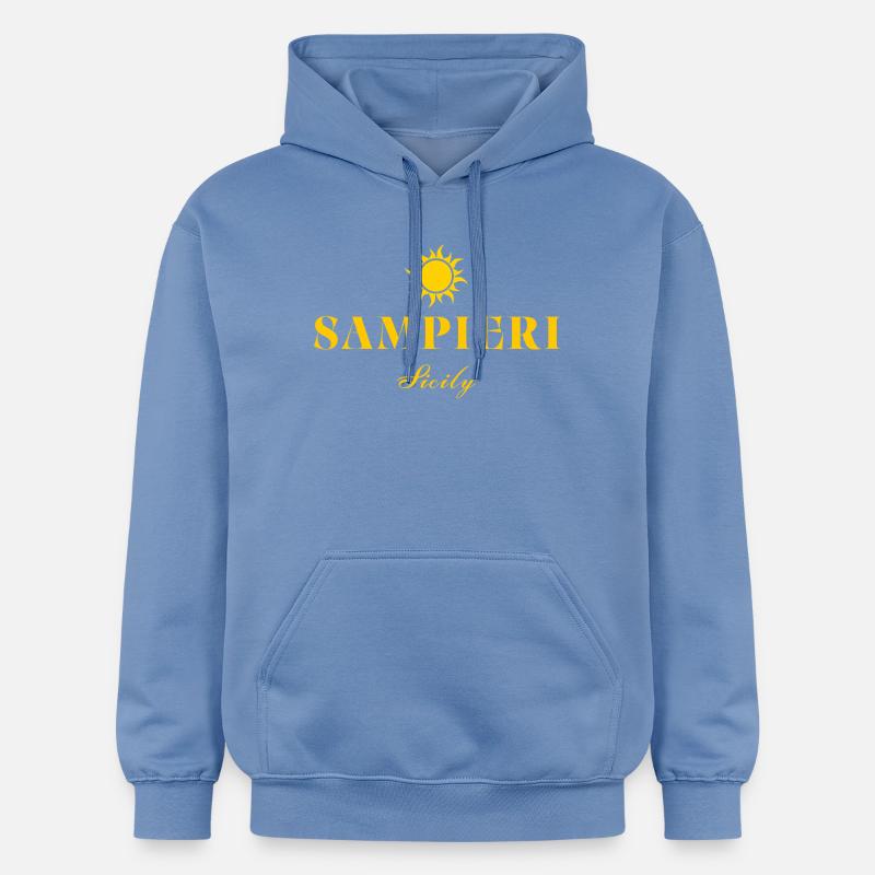 Sampieri, Sicile - Sweat à capuche Softstyle® Gildan Unisexe - carolina blue