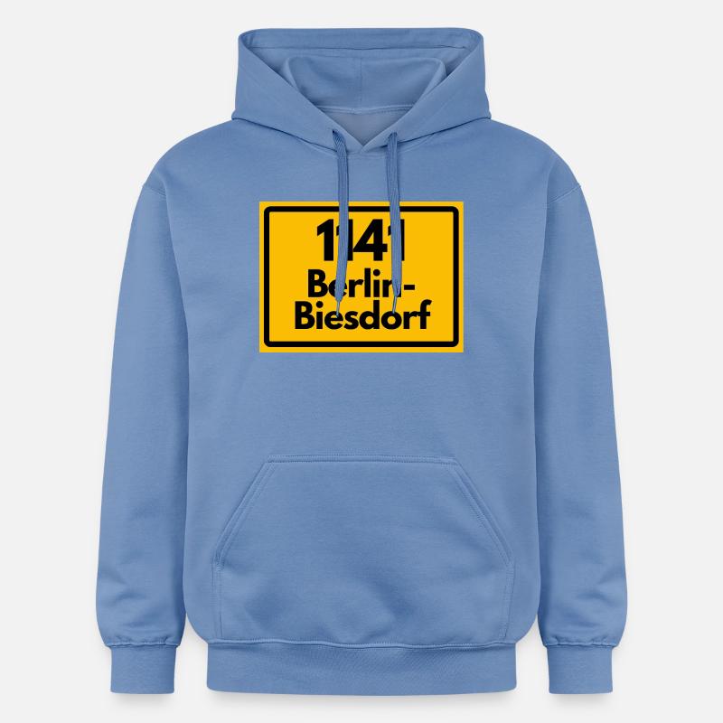 1141 BERLIN-BIESDORF DDR RETRO OSTALGIE - Gildan Unisex Softstyle® Midweight Hoodie - Carolina Blue
