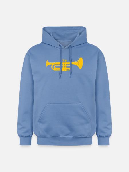 Trompette - Sweat à capuche Softstyle® Gildan Unisexe - carolina blue