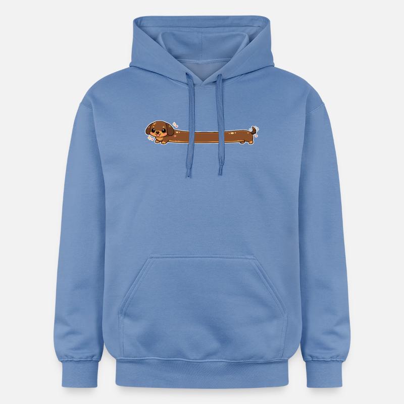 Long, teckel mignon - Sweat à capuche Softstyle® Gildan Unisexe - carolina blue